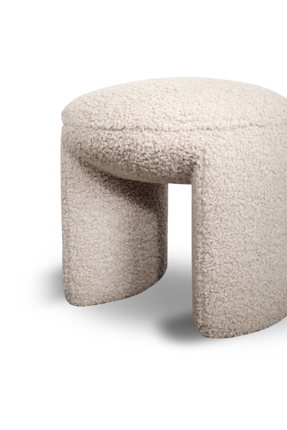 Off White Circular Stool | Liang & Eimil Kramer | Oroa.com