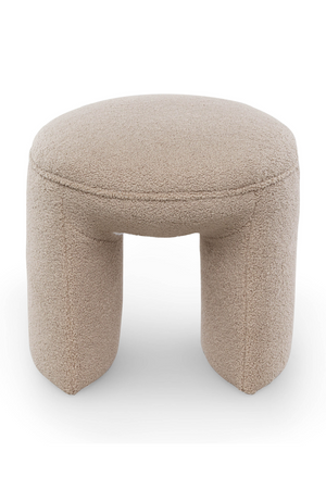 Brown Circular Modern Stool | Liang & Eimil Kramer | OROA.com