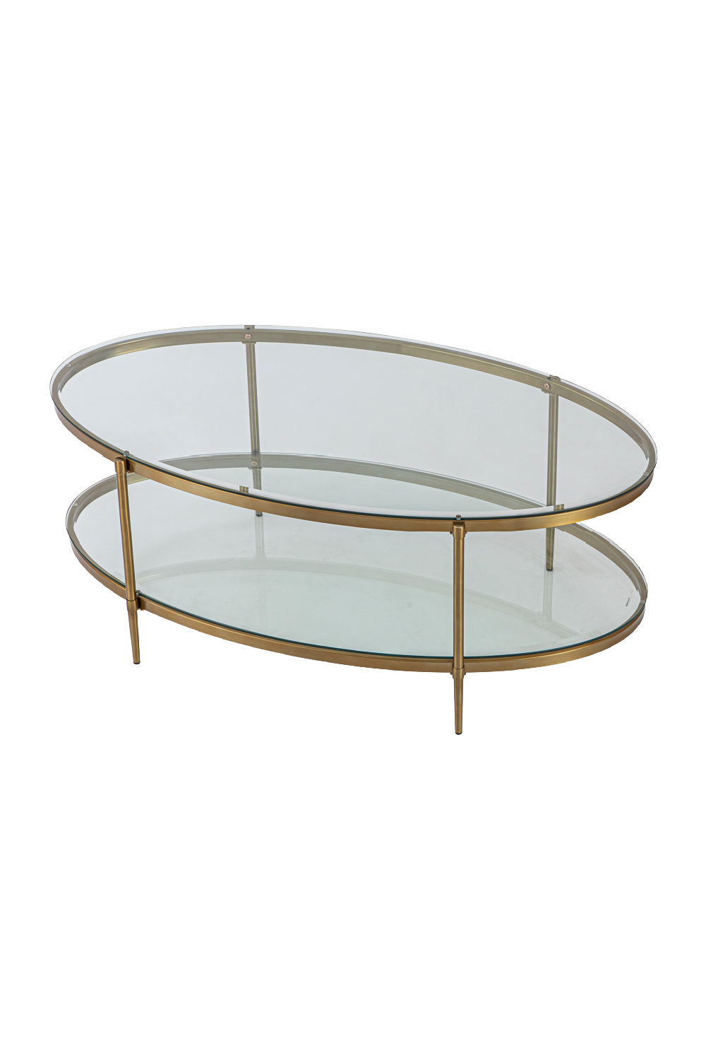 Oval Glass Modern Coffee Table | Liang & Eimil Adlon | Oroa.com