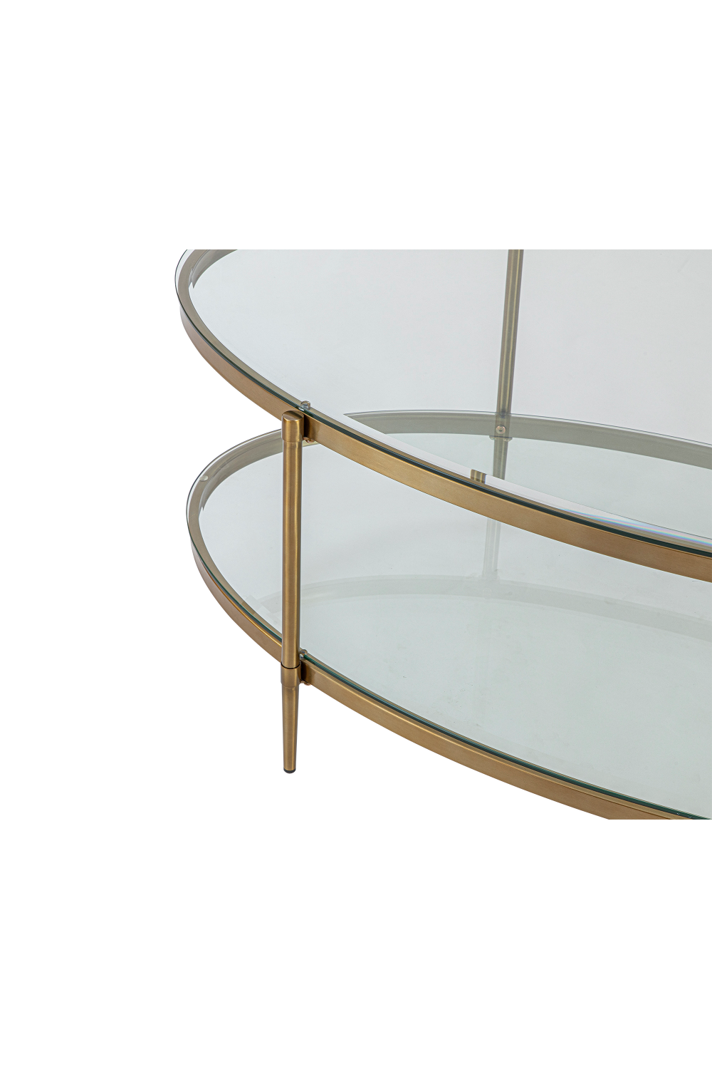 Oval Glass Modern Coffee Table | Liang & Eimil Adlon | Oroa.com