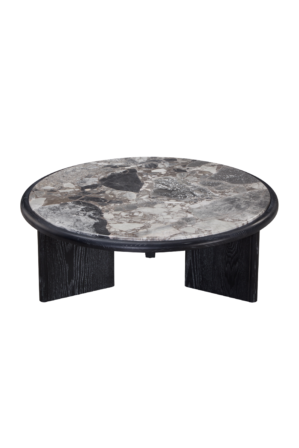 Gray Marble Round Coffee Table | Liang & Eimil Herman | Oroa.com