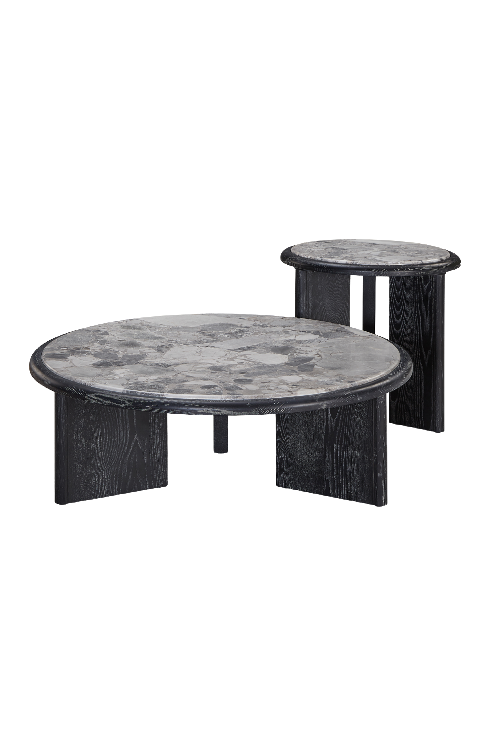 Gray Marble Round Coffee Table | Liang & Eimil Herman | Oroa.com