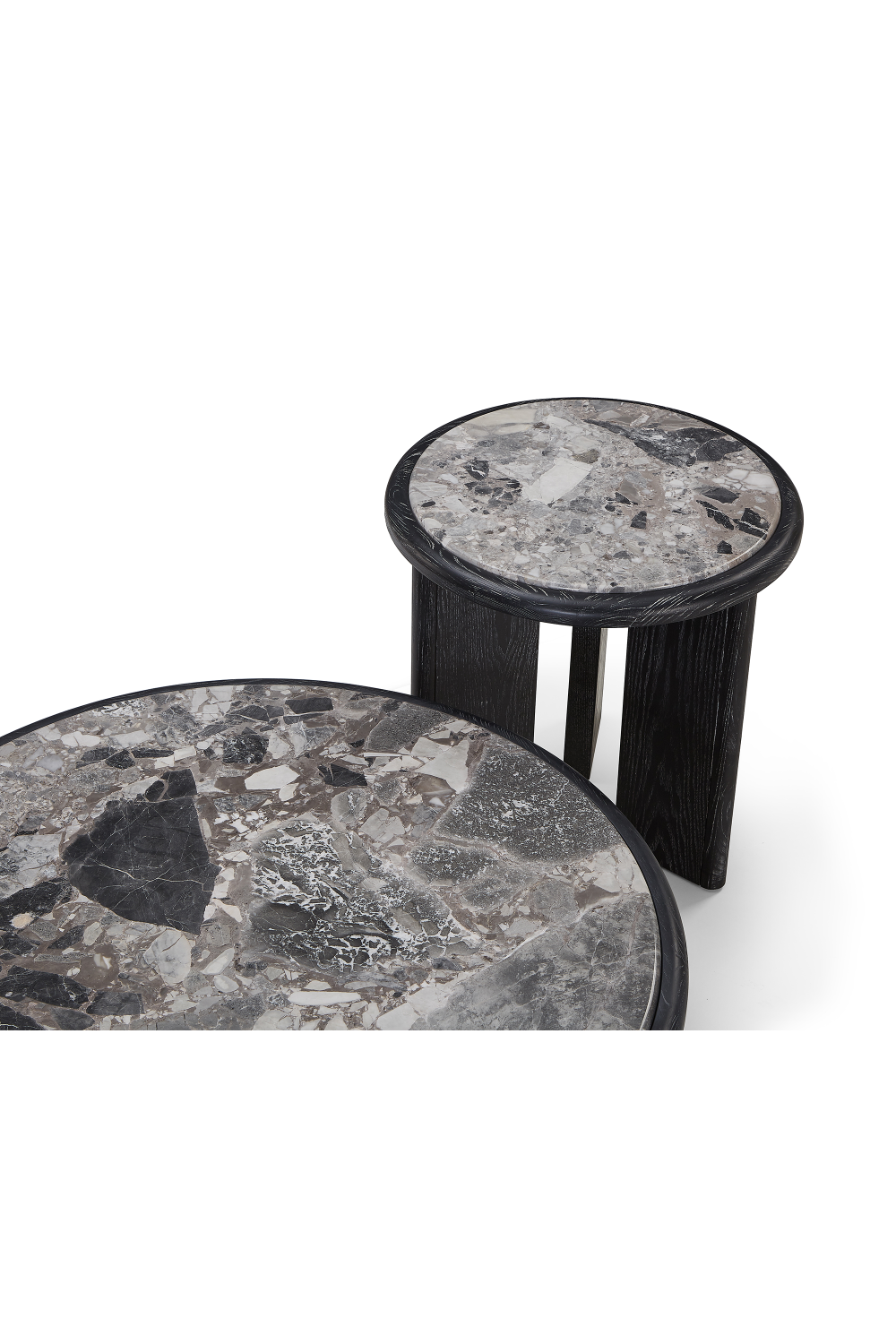 Gray Marble Round Coffee Table | Liang & Eimil Herman | Oroa.com