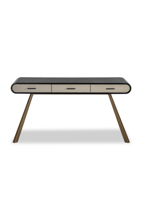 Vegan Leather Modern Desk | Liang & Eimil Chiado | Oroa.com