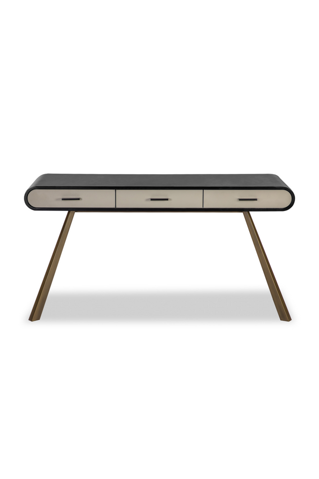 Vegan Leather Modern Desk | Liang & Eimil Chiado | Oroa.com