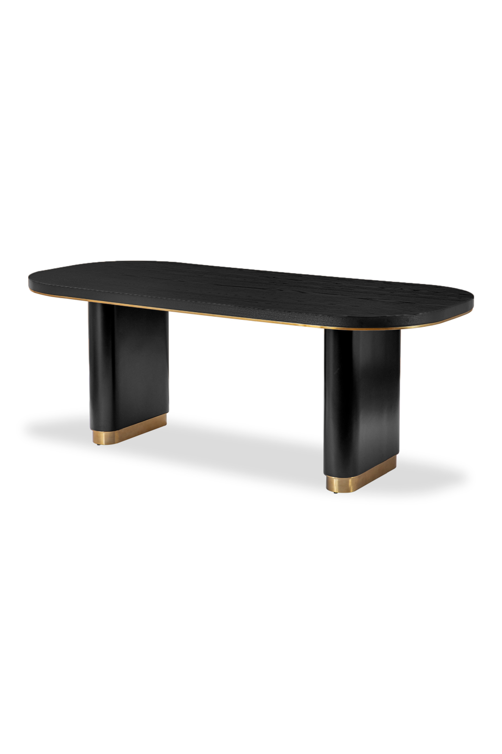 Black Ash Contemporary Dining Table | Liang & Eimil Chaplin | Oroa.com