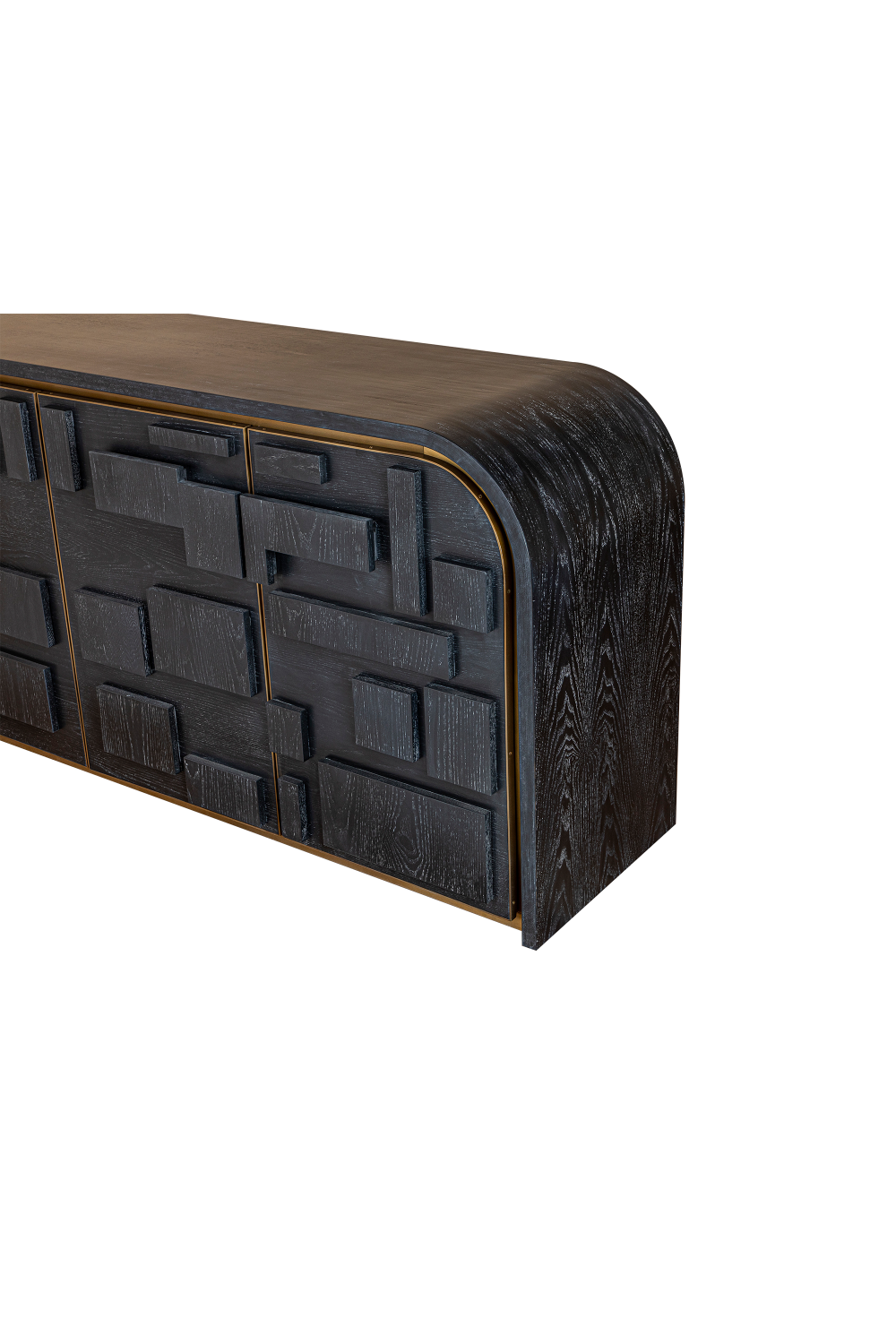 Black Ash Art Deco Sideboard | Liang & Eimil Brutalist | Oroa.com