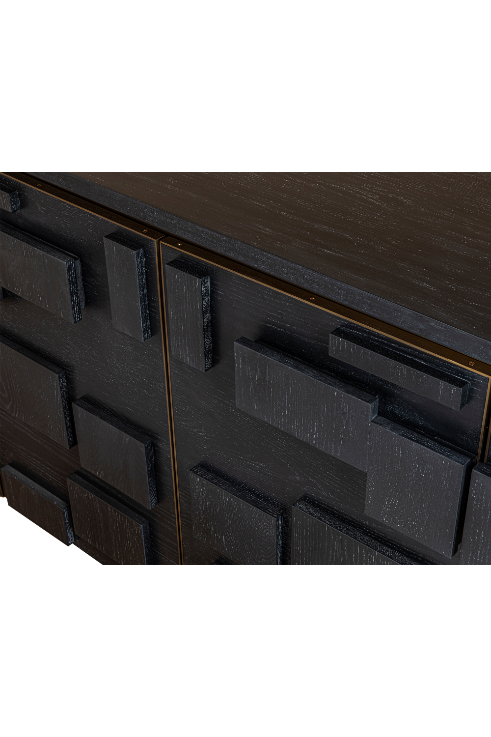 Black Ash Art Deco Sideboard | Liang & Eimil Brutalist | Oroa.com