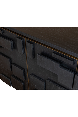 Black Ash Art Deco Sideboard | Liang & Eimil Brutalist | Oroa.com