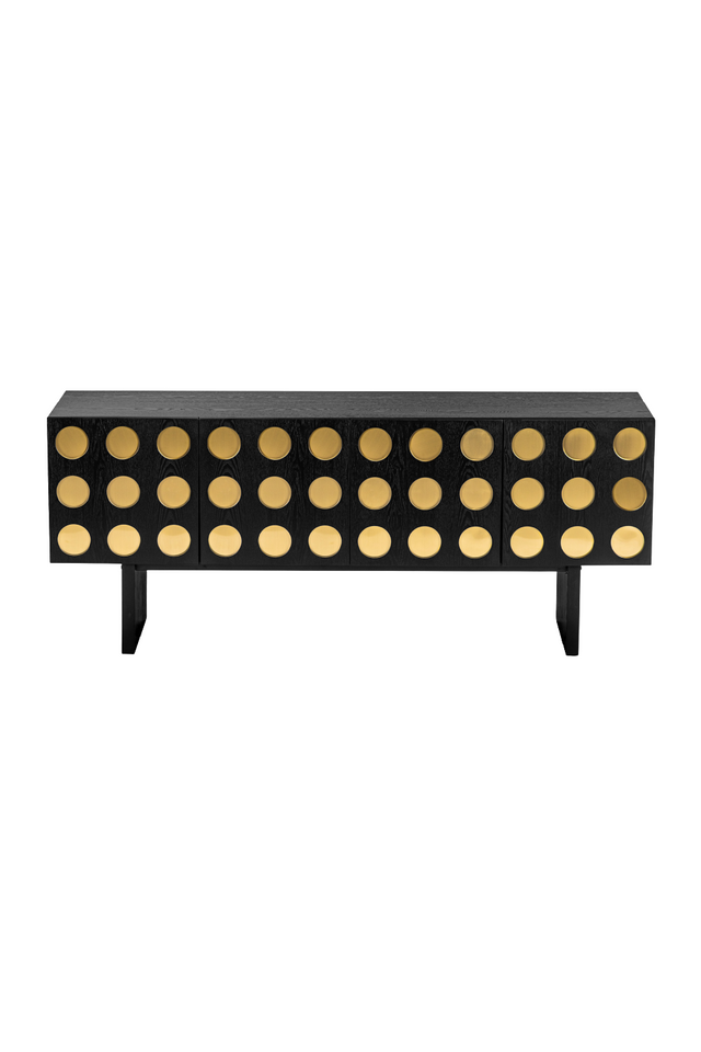 Black Wooden Art Deco Sideboard | Liang & Eimil Montana | Oroa.com