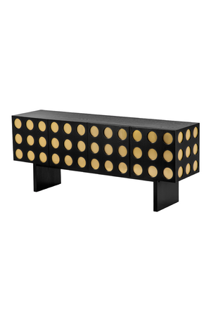 Black Wooden Art Deco Sideboard | Liang & Eimil Montana | Oroa.com