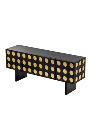Black Wooden Art Deco Sideboard | Liang & Eimil Montana | Oroa.com