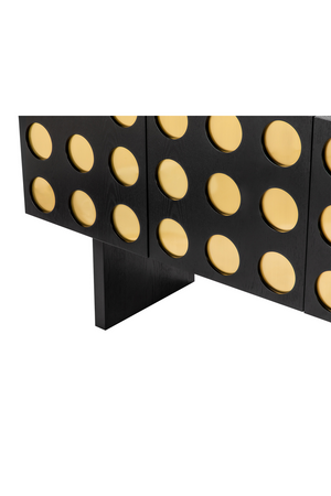 Black Wooden Art Deco Sideboard | Liang & Eimil Montana | Oroa.com