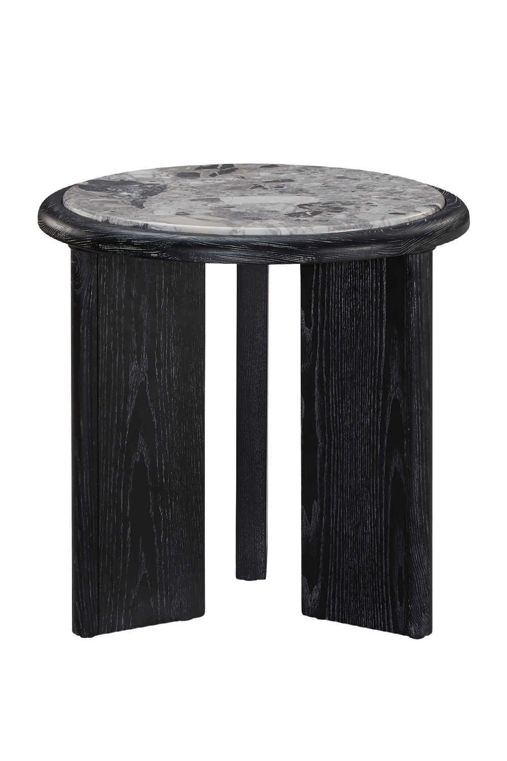 Gray Marble Round Side Table | Liang & Eimil Herman | Oroa.com