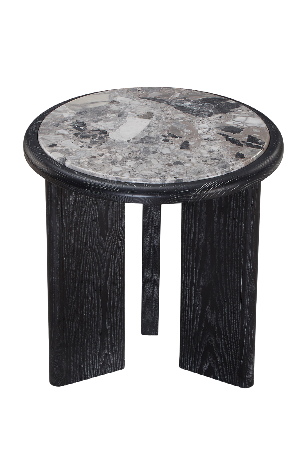 Gray Marble Round Side Table | Liang & Eimil Herman | Oroa.com