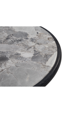 Gray Marble Round Side Table | Liang & Eimil Herman | Oroa.com