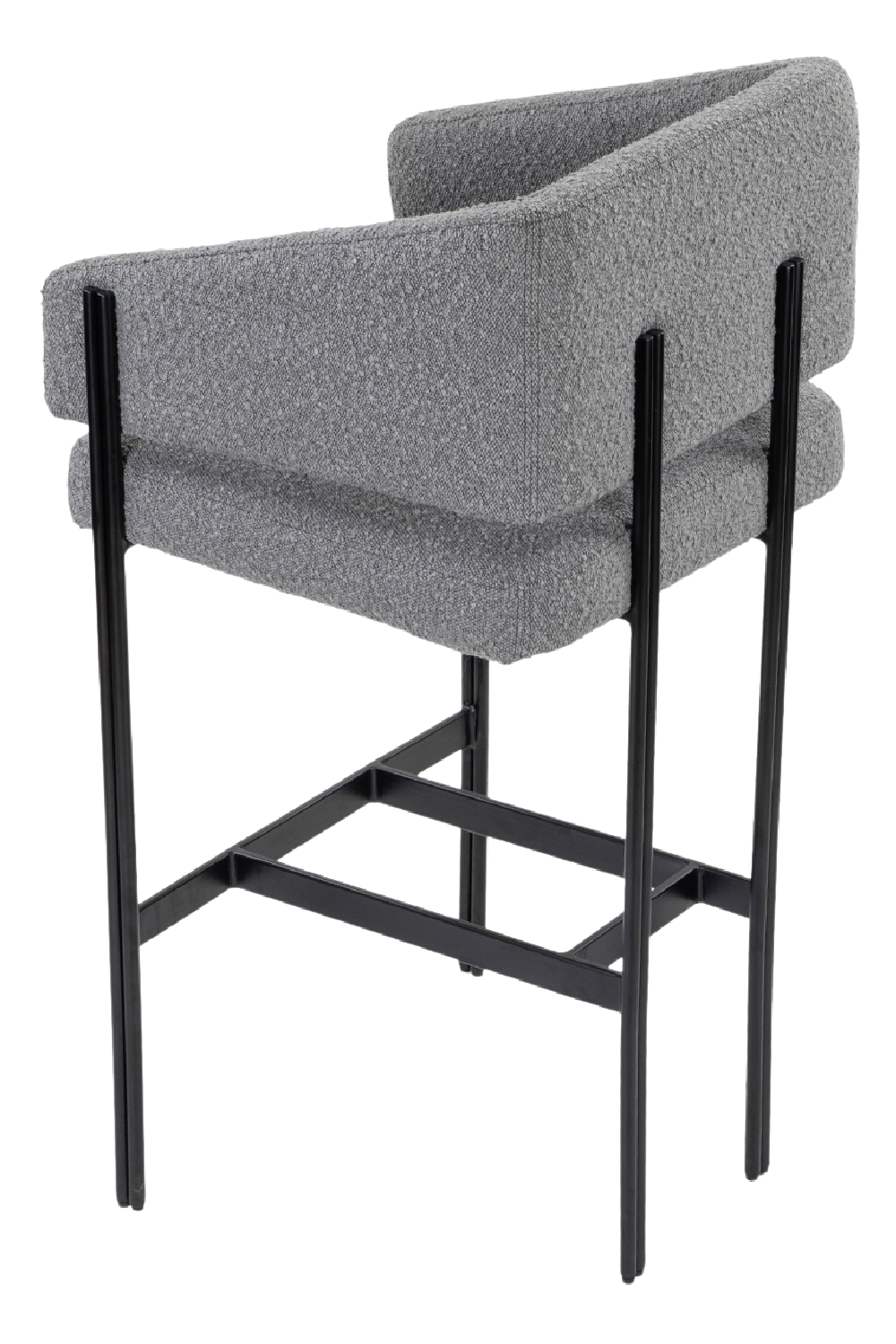 Gray Bouclé Bar Stool | Liang & Eimil Tatler | Oroa.com