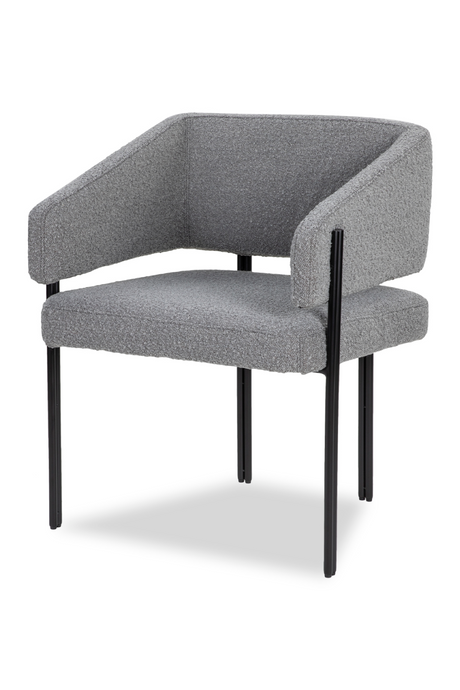 Gray Boucle Dining Chair | Liang & Eimil Tatler | OROA.com