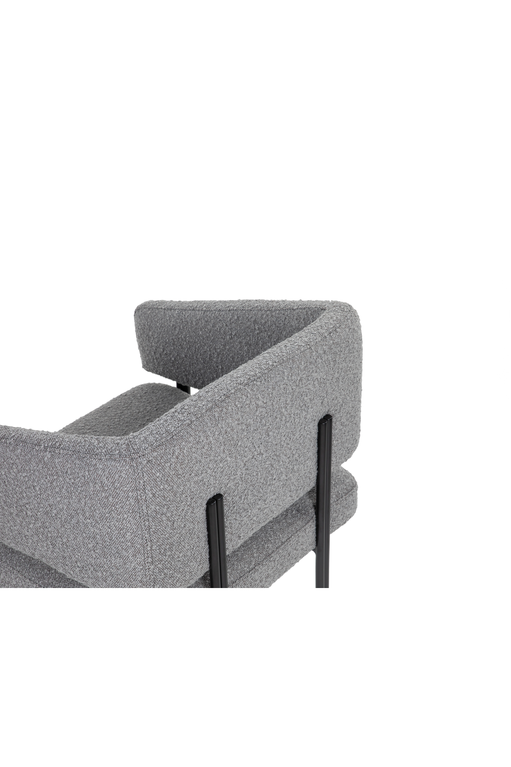 Gray Boucle Dining Chair | Liang & Eimil Tatler | OROA.com