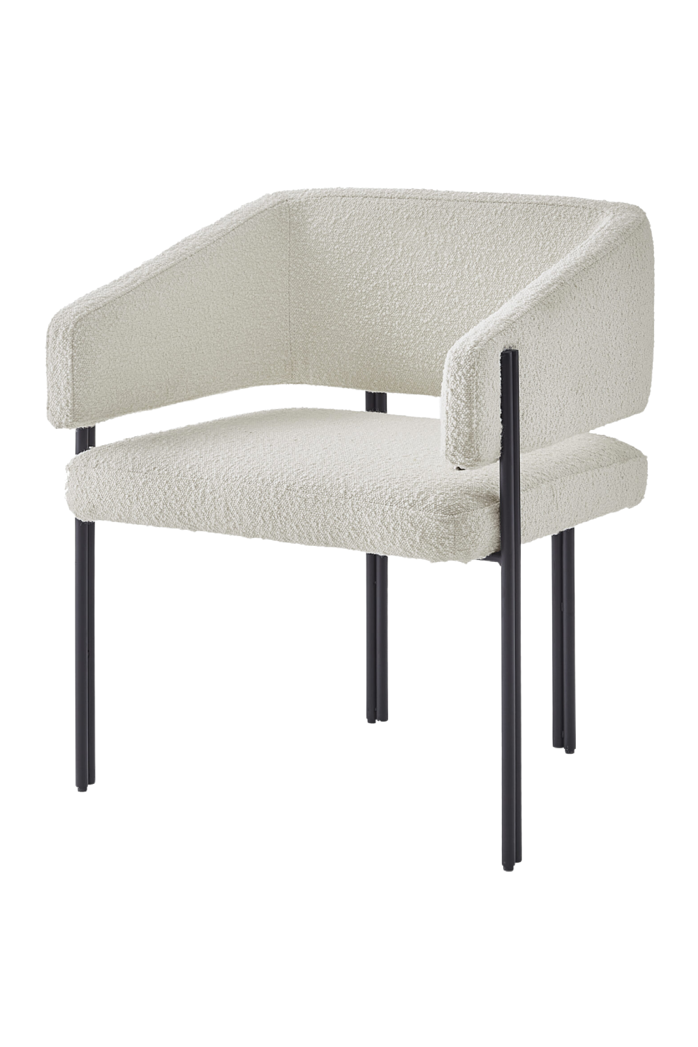 Bouclé Modern Dining Armchair | Liang & Eimil Tatler | Oroa.com