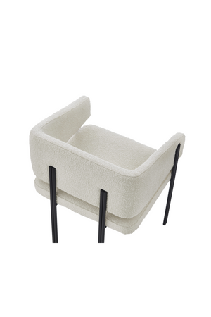 Bouclé Modern Dining Armchair | Liang & Eimil Tatler | Oroa.com