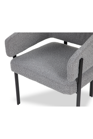 Bouclé Modern Dining Armchair | Liang & Eimil Tatler | Oroa.com