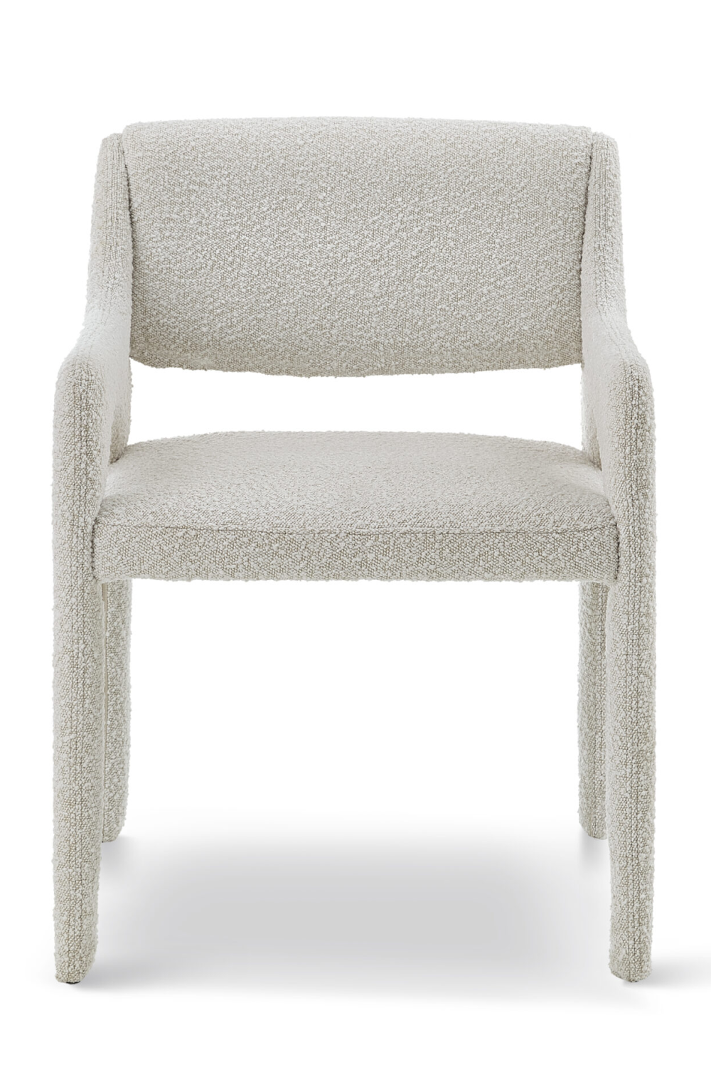 White Bouclé Dining Armchair | Liang & Eimil Godard | Oroa.com
