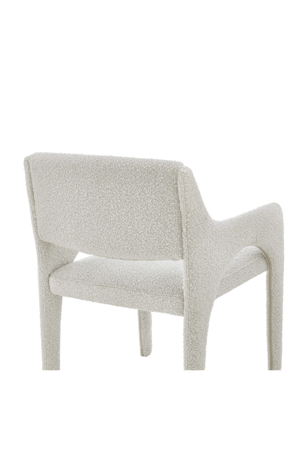 White Bouclé Dining Armchair | Liang & Eimil Godard | Oroa.com