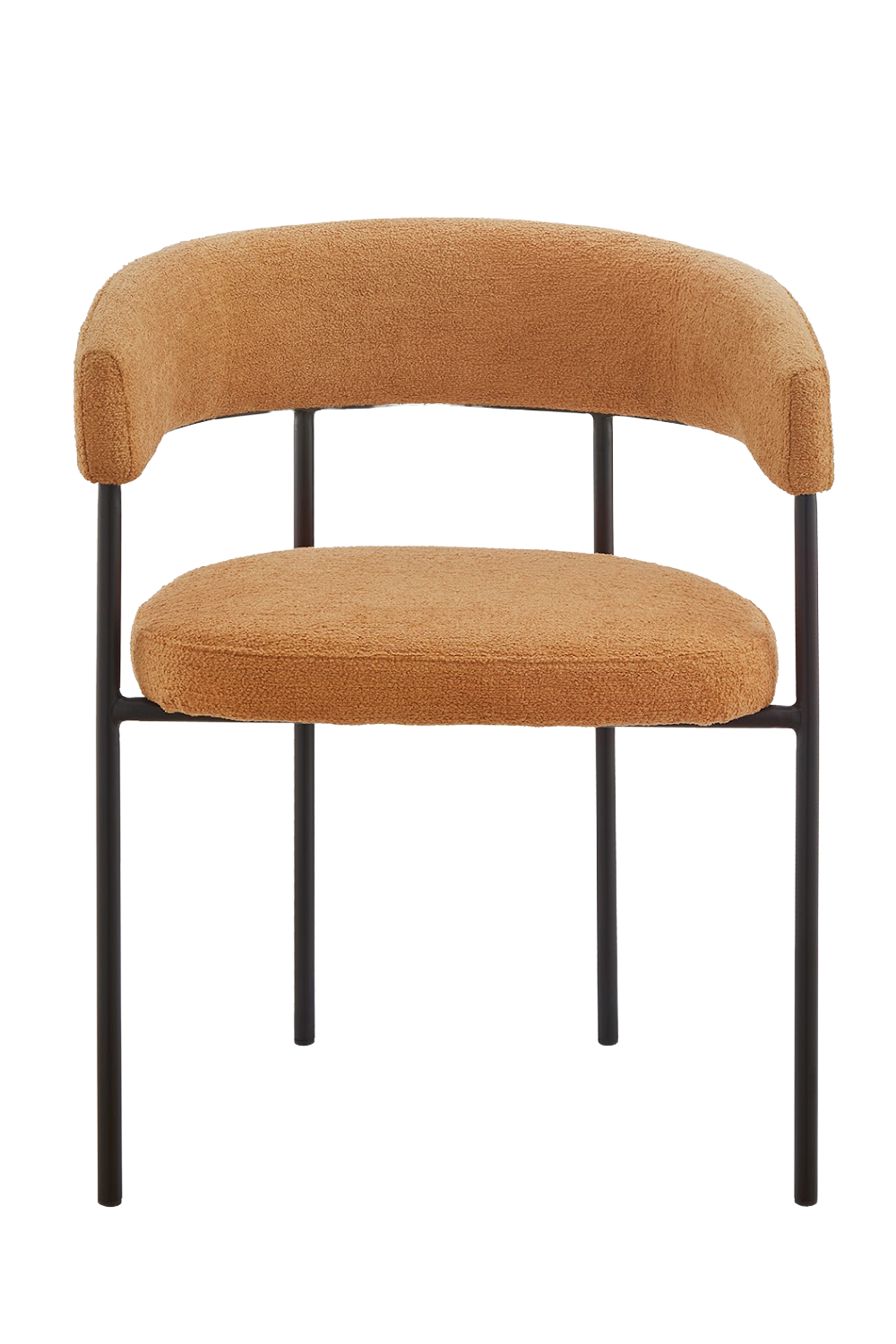 Linen Curved Dining Chair | Liang & Eimil Katania | Oroa.com