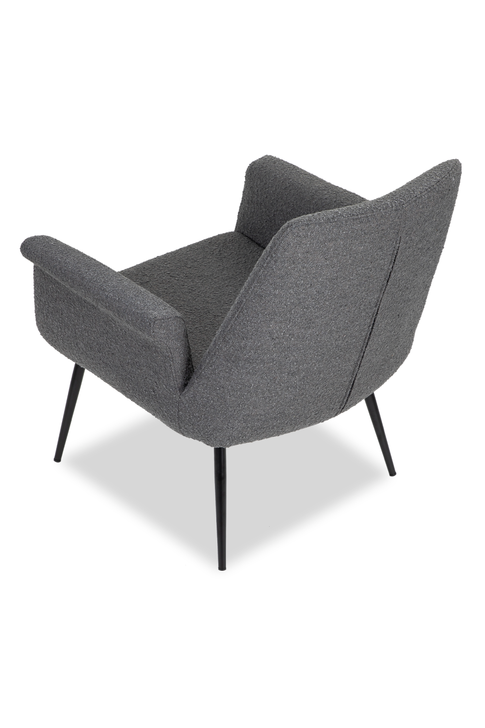 Dark Gray Bouclé Occasional Chair | Liang & Eimil Fiore | OROA.com