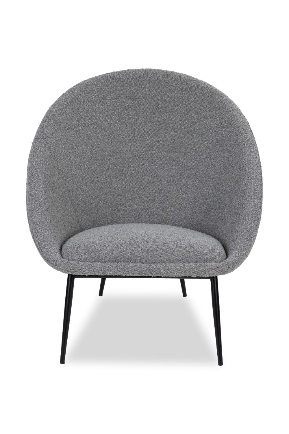 Gray Bouclé Contemporary Occasional Chair | Liang & Eimil Ovalo | OROA.com