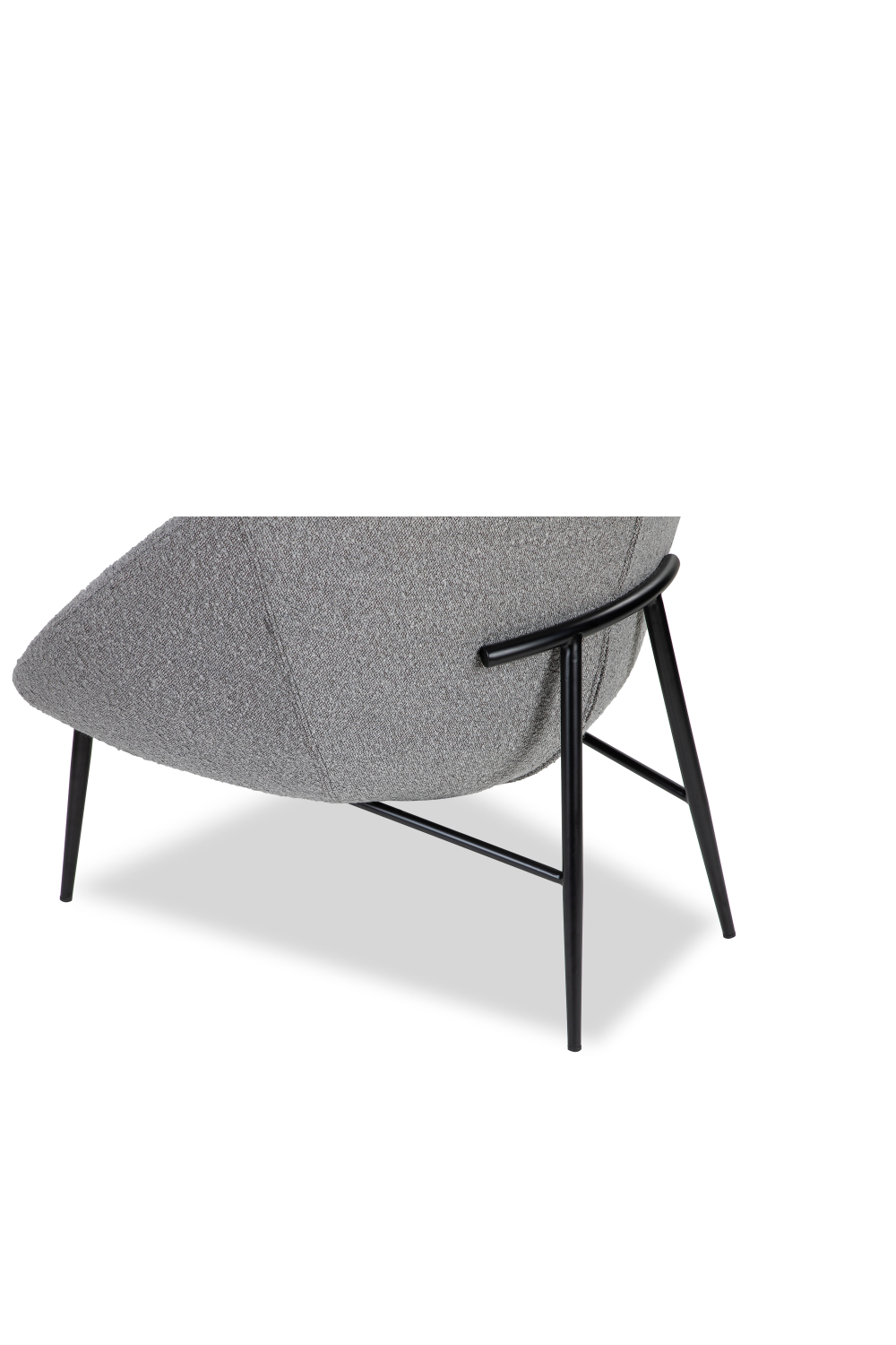 Gray Bouclé Contemporary Occasional Chair | Liang & Eimil Ovalo | OROA.com