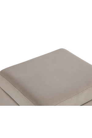 Gray Velvet Modern Stool | Liang & Eimil Malcom | Oroa.com