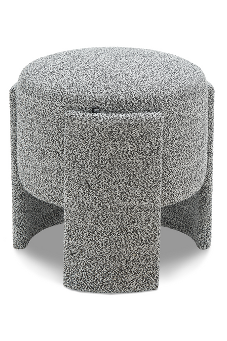 Round Chenille Ottoman | Liang & Eimil Ed | Oroa.com