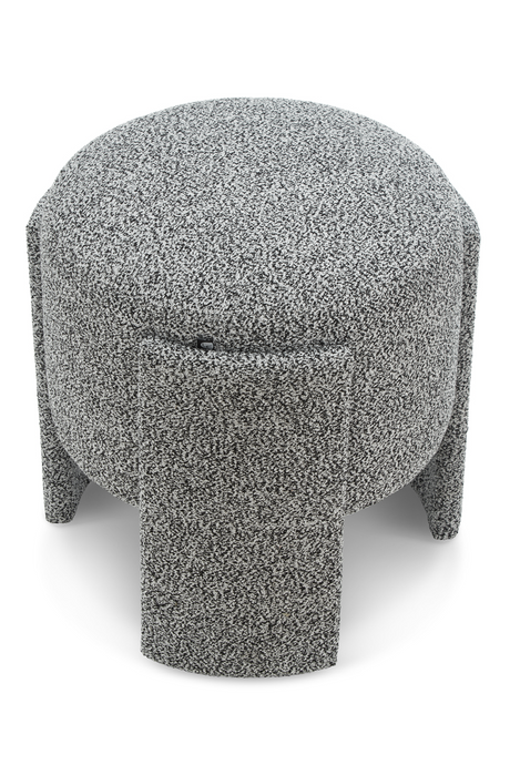 Round Chenille Ottoman | Liang & Eimil Ed | Oroa.com