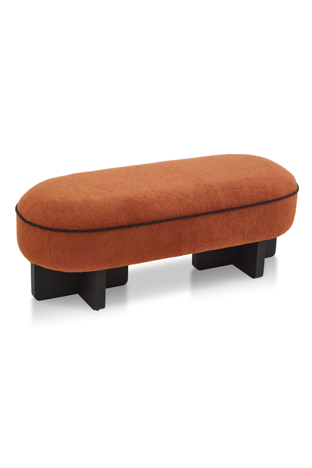 Oval Upholstered Long Bench | Liang & Eimil Lander | Oroa.com