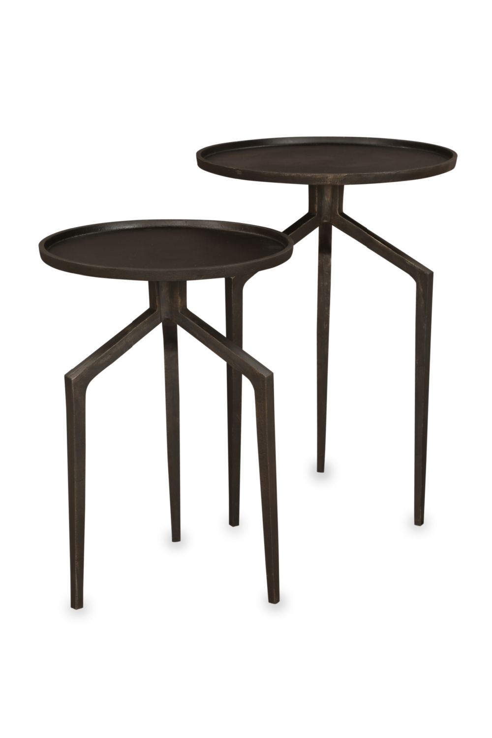 Round Bronze Side Tables (2) | Liang & Eimil Spider | OROA.com