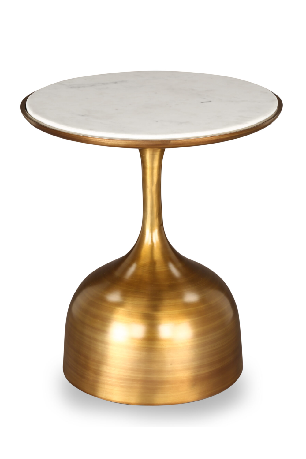 Gold Pedestal Side Table | Liang & Eimil Polka | OROA.com