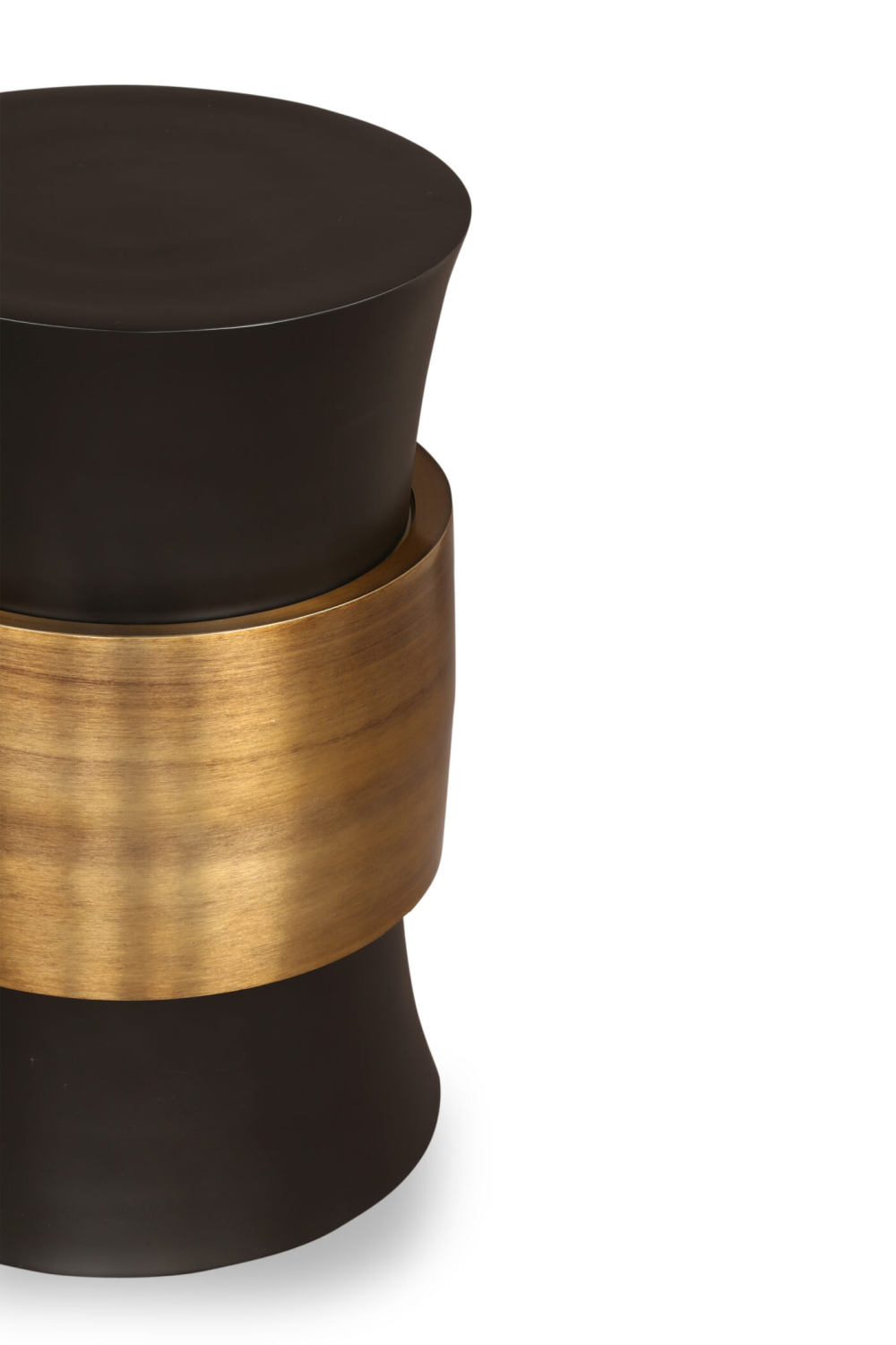 Dark Bronze Drum Side Table | Liang & Eimil Abasi | OROA.com