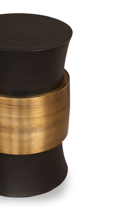 Dark Bronze Drum Side Table | Liang & Eimil Abasi | OROA.com