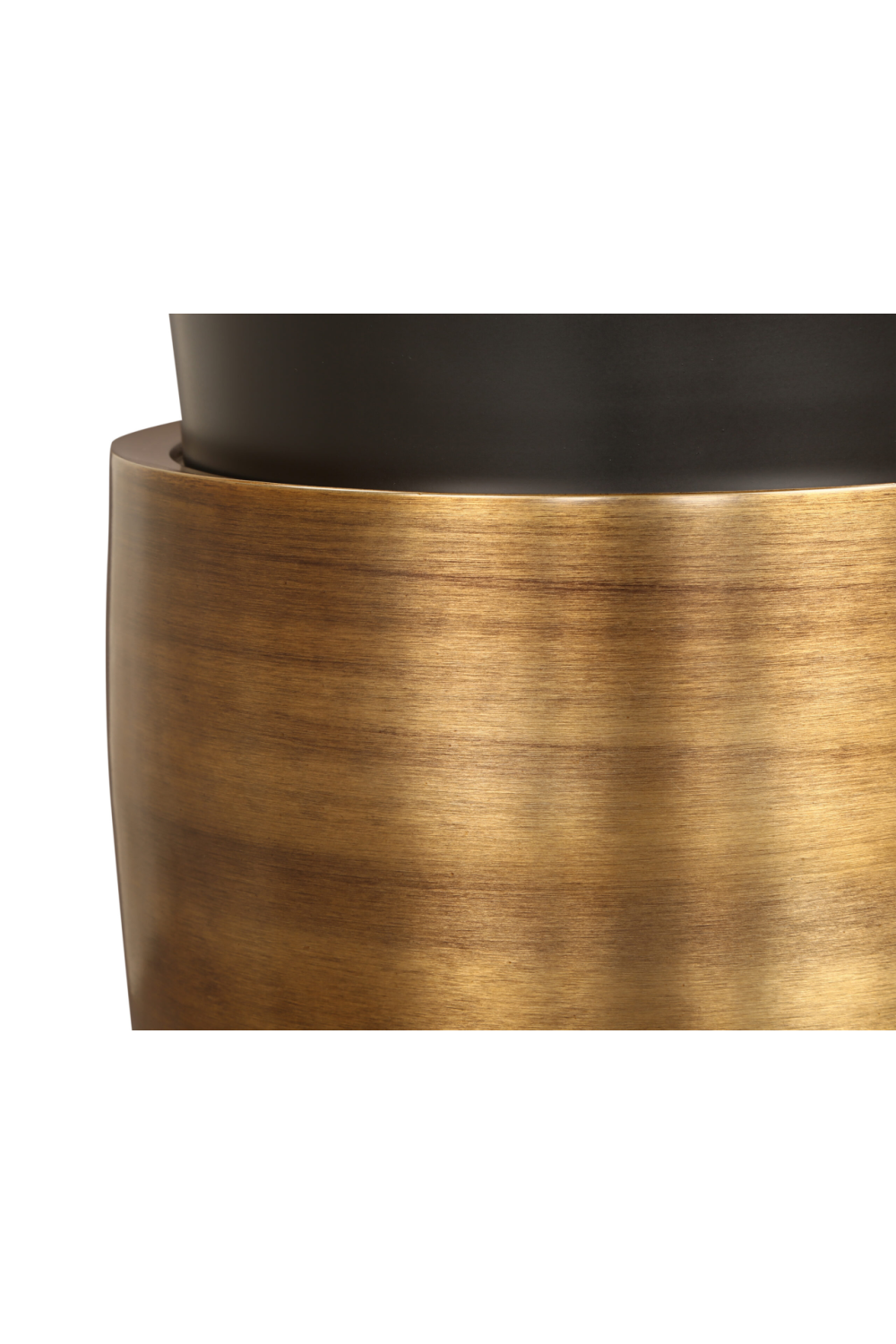 Dark Bronze Drum Side Table | Liang & Eimil Abasi | OROA.com