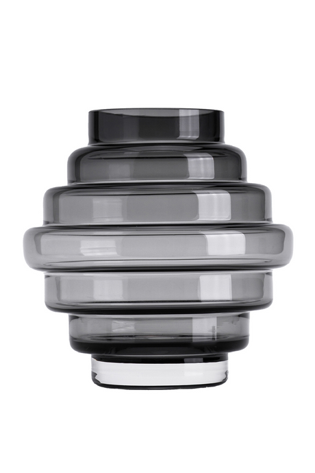 Sculptural Gray Glass Vase | Liang & Eimil Selba | Oroa.com