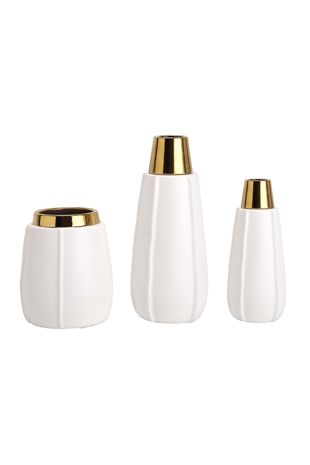 White Ceramic Modern Vase | Liang & Eimil Vicar | Oroa.com