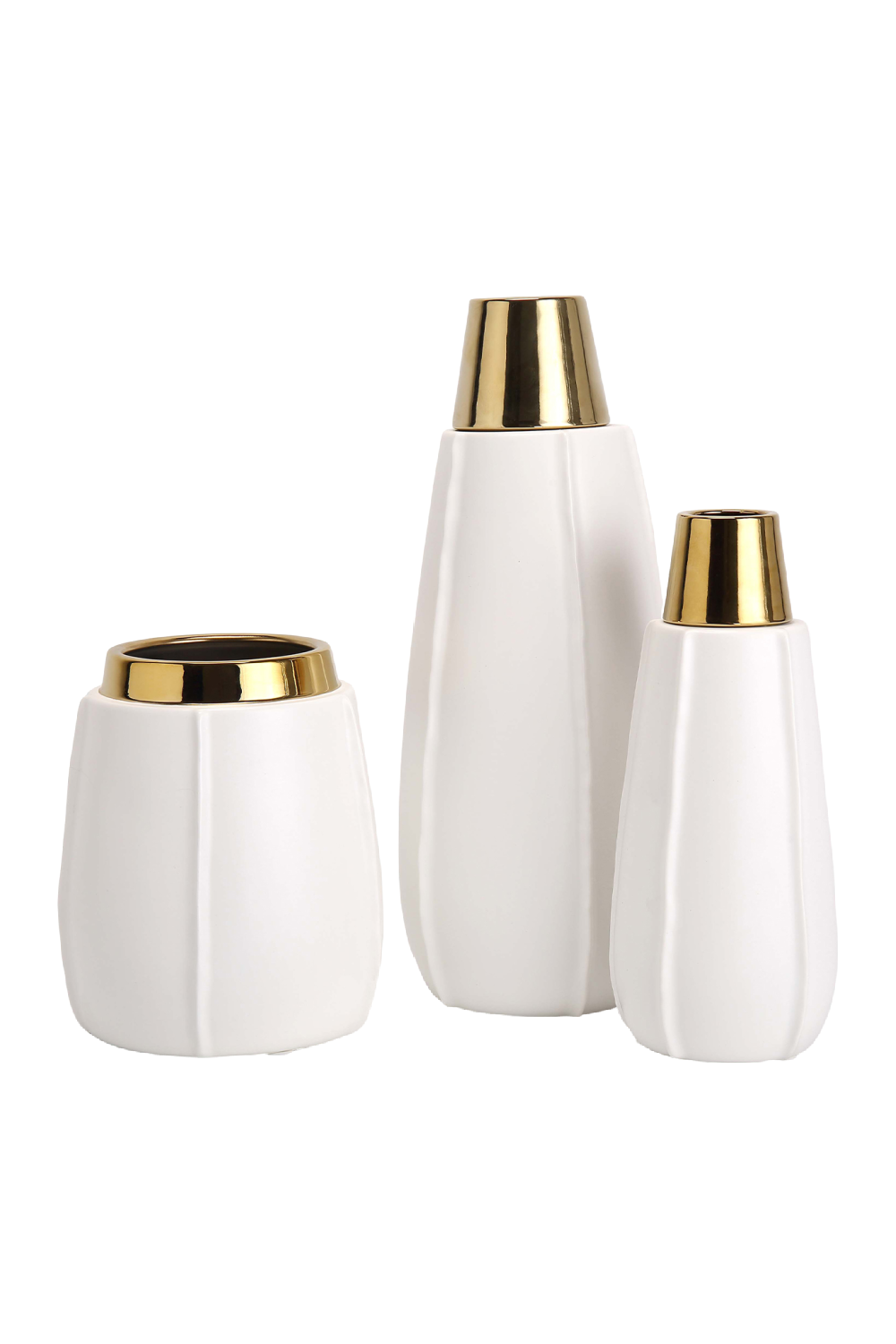 White Ceramic Modern Vase | Liang & Eimil Vicar | Oroa.com