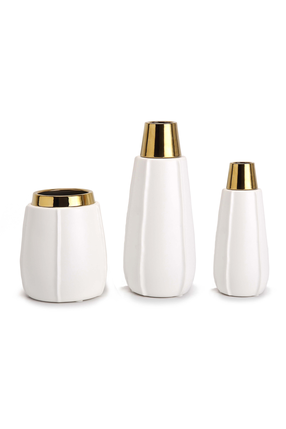 White Ceramic Modern Vase | Liang & Eimil Vicar | Oroa.com