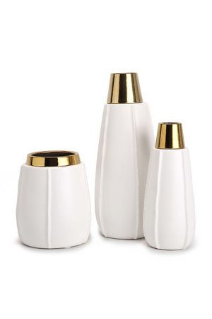 White Ceramic Modern Vase | Liang & Eimil Vicar | Oroa.com