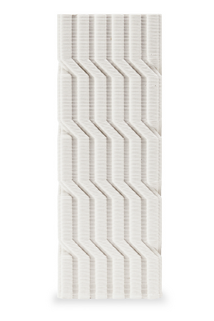 White Ceramic Ridge Vase | Liang & Eimil Lami | Oroa.com