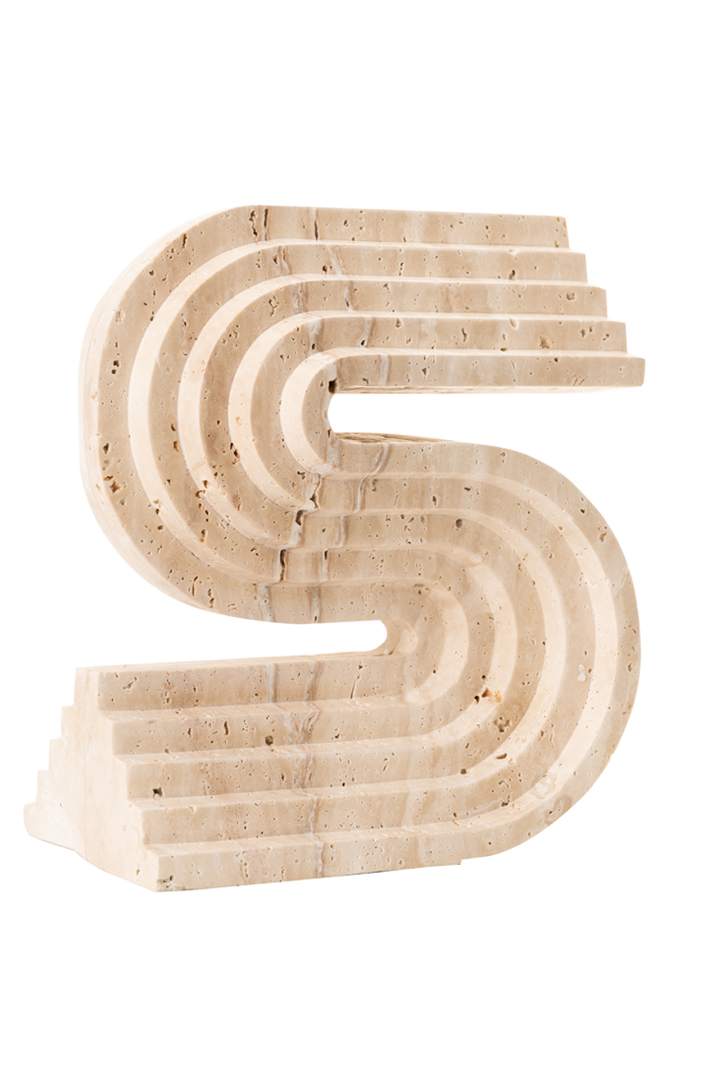 Beige Travertine Sculpture | Liang & Eimil Scotti | Oroa.com