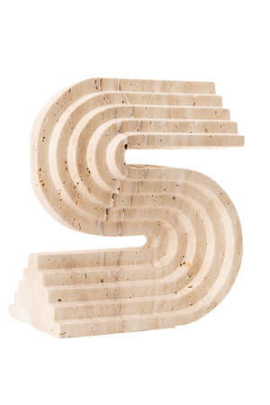Beige Travertine Sculpture | Liang & Eimil Scotti | Oroa.com