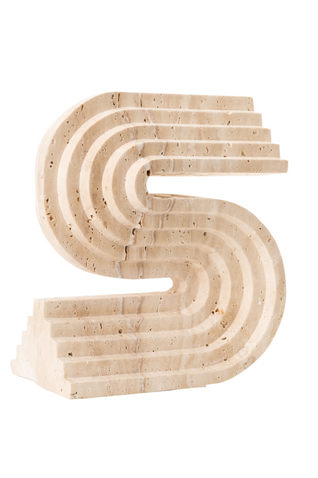 Beige Travertine Sculpture | Liang & Eimil Scotti | Oroa.com